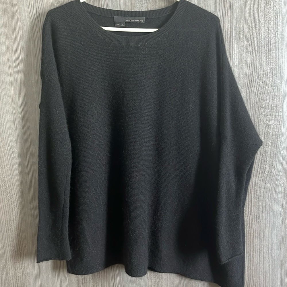360 CASHMERE asymetrical 100% cashmere sweater